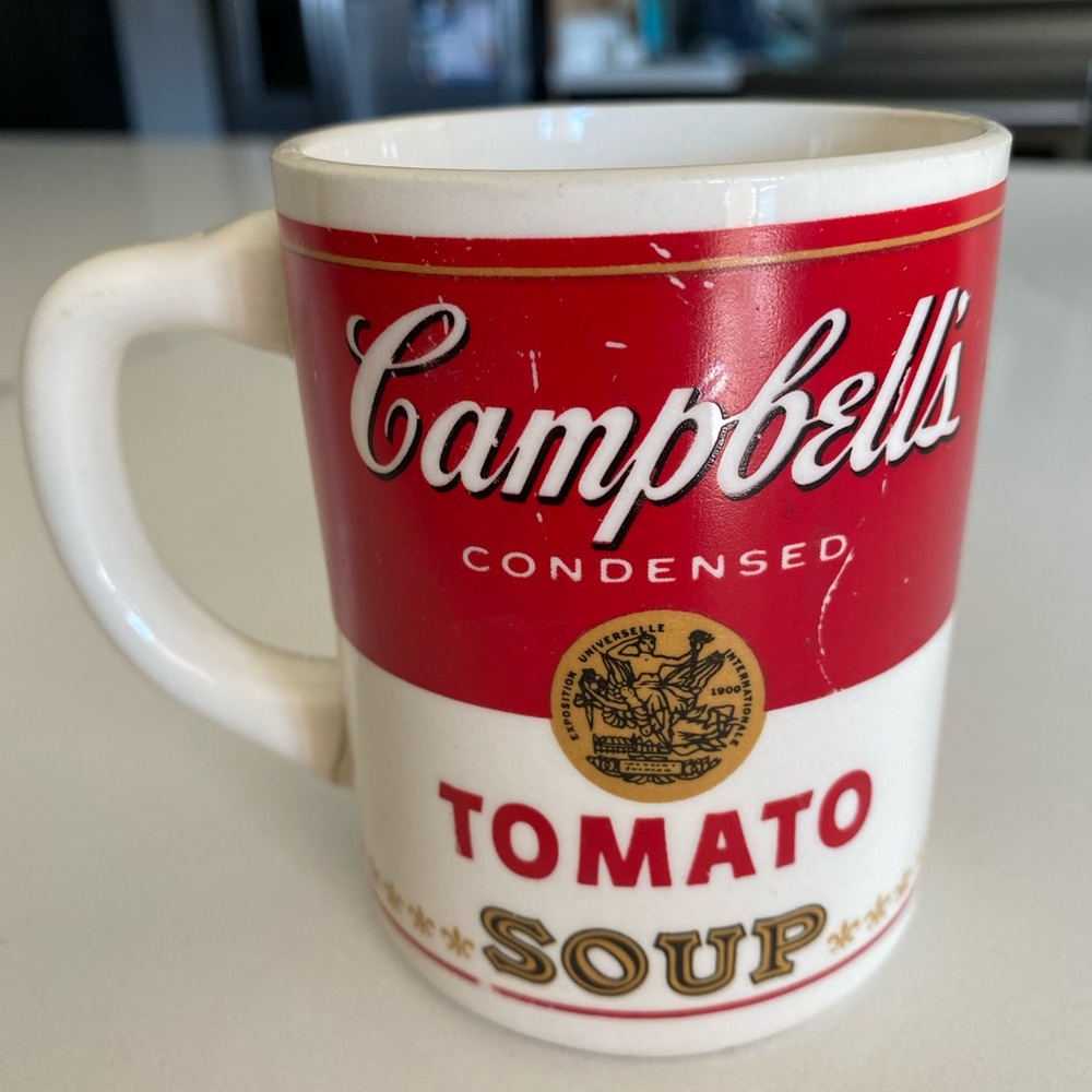 VTG Collectible Campbell's Tomato Soup Can Graphic 8 oz. Coffee Mug